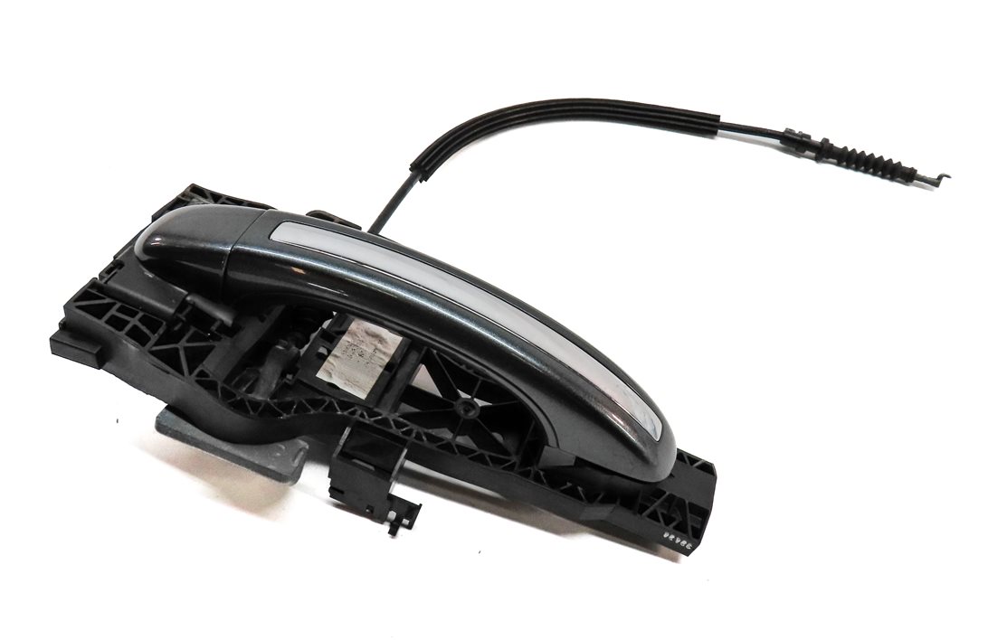 2007-2015 AUDI Q7 (4L) REAR LEFT KEYLESS ENTRY DOOR HANDLE (Gray) — exact item pictured